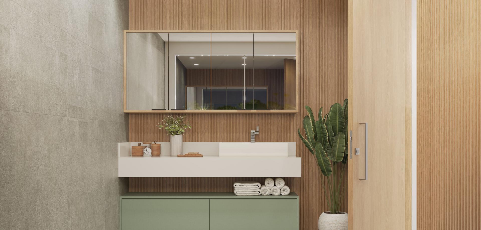 Banheiro Planejado Lenho — vista principal