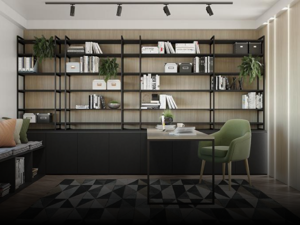 Home Office Planejado Gengibre — Casa Brasileira Boituva