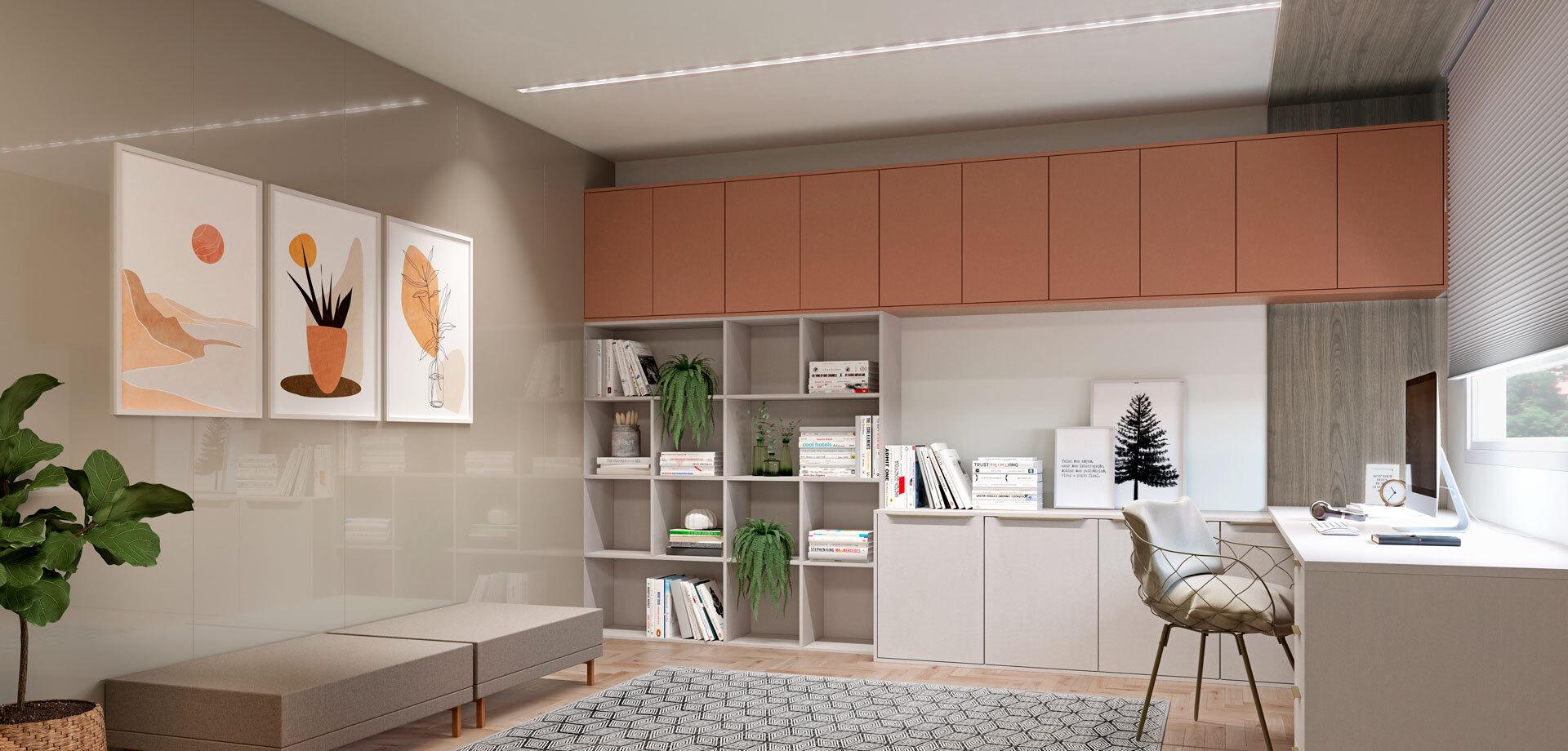 Home Office Planejado Sertão — vista principal