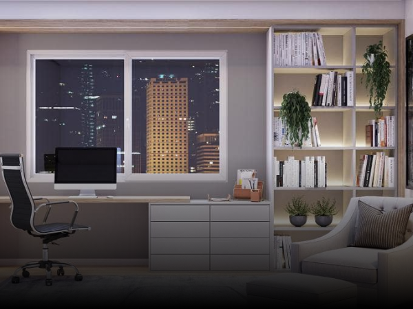 Home Office Planejado Urbe — Casa Brasileira Boituva