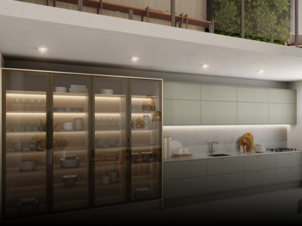 Cozinha Planejada Lacca Satin Olive