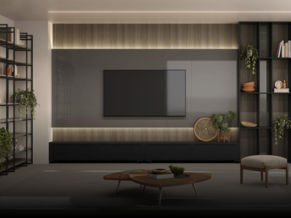 Sala de Estar Planejada Florença — Casa Brasileira Boituva