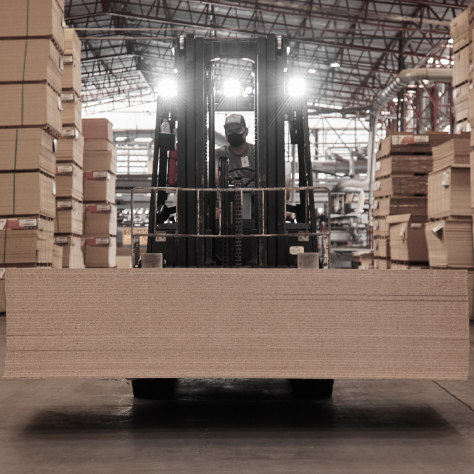 Linha de produção automatizada da fábrica Unicasa em Bento Gonçalves